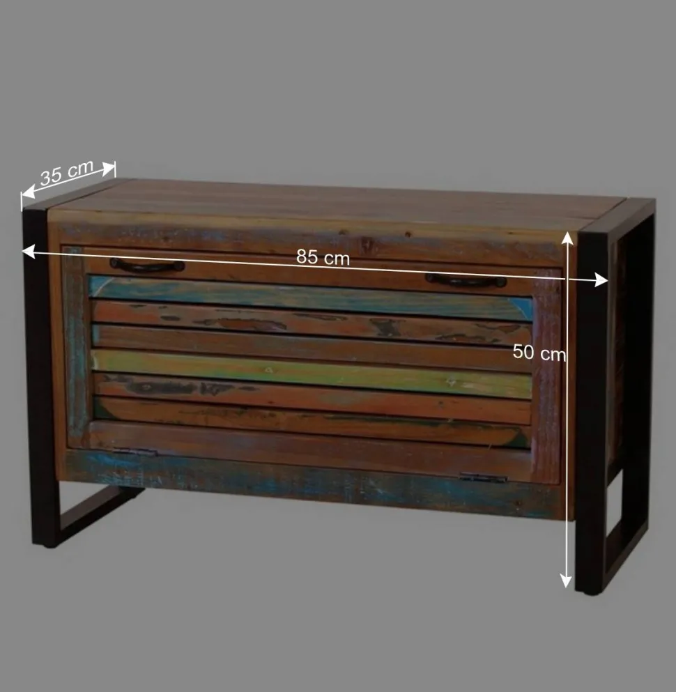 Shabby Garderoben Paneele & Bank - Vosbadus (dreiteilig)