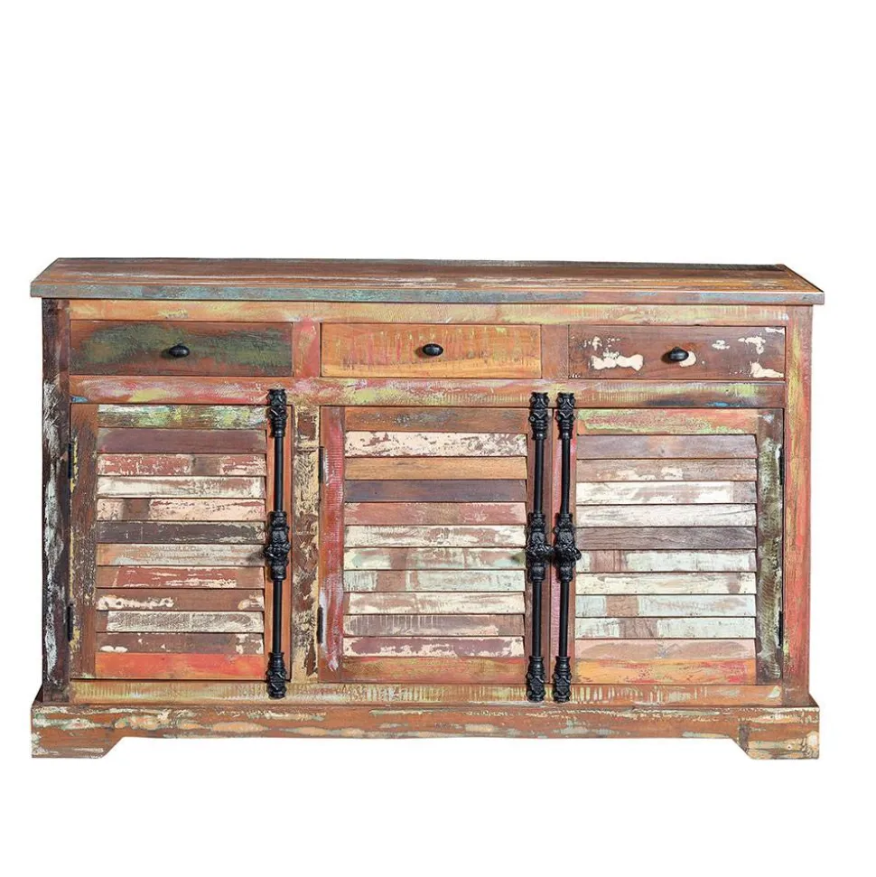 Shabby Style Sideboard aus Altholz - Manna