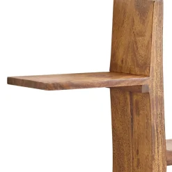 Sheesham Wandregal mit vier Böden - Elmin