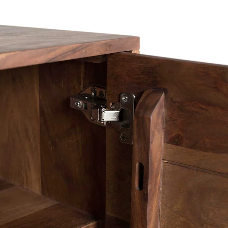 Sideboard aus Palisanderholz und Metall - Uniaka