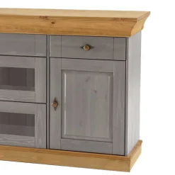 Sideboard Cempino in Grau Kiefer teilmassiv