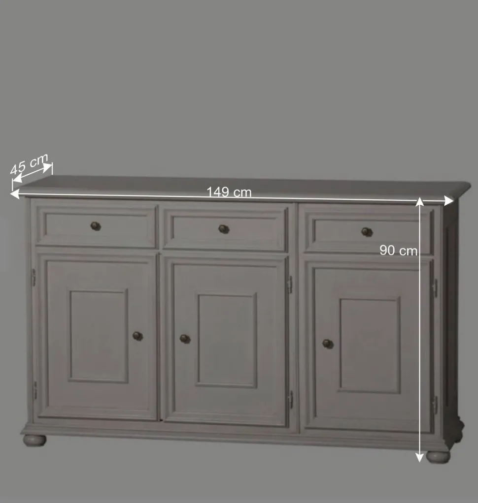 Sideboard in Antikweiß - Vicina