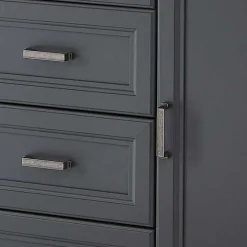 Sideboard in Dunkelgrau und Eiche - Joe