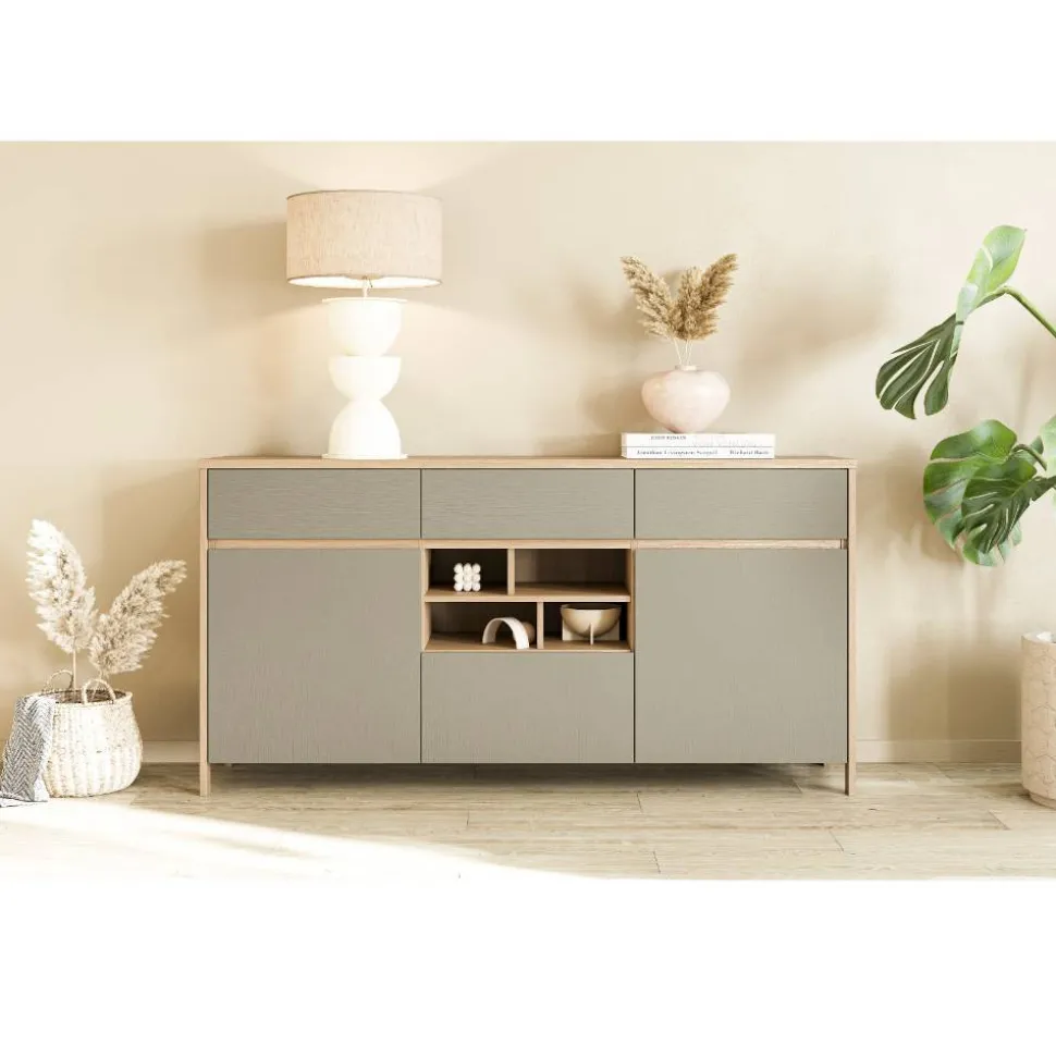 Sideboard in Eukalyptus und Eiche Optik - Promo