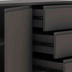 Sideboard in Grau & Gold - Tajibo