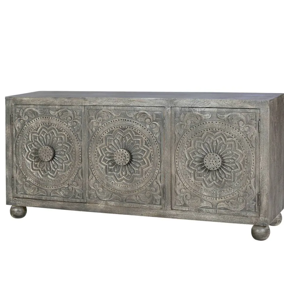 Sideboard in Grey Wash Mangoholz - Buama