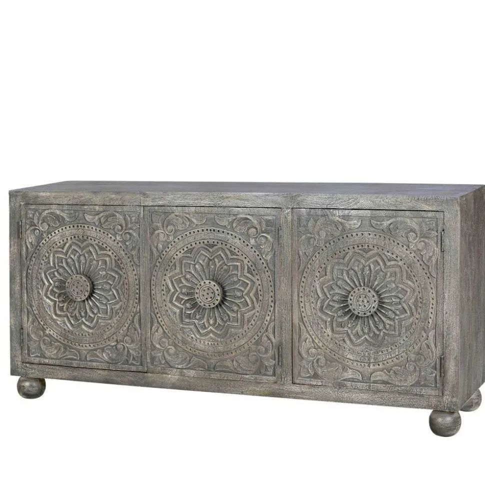 Sideboard in Grey Wash Mangoholz - Buama