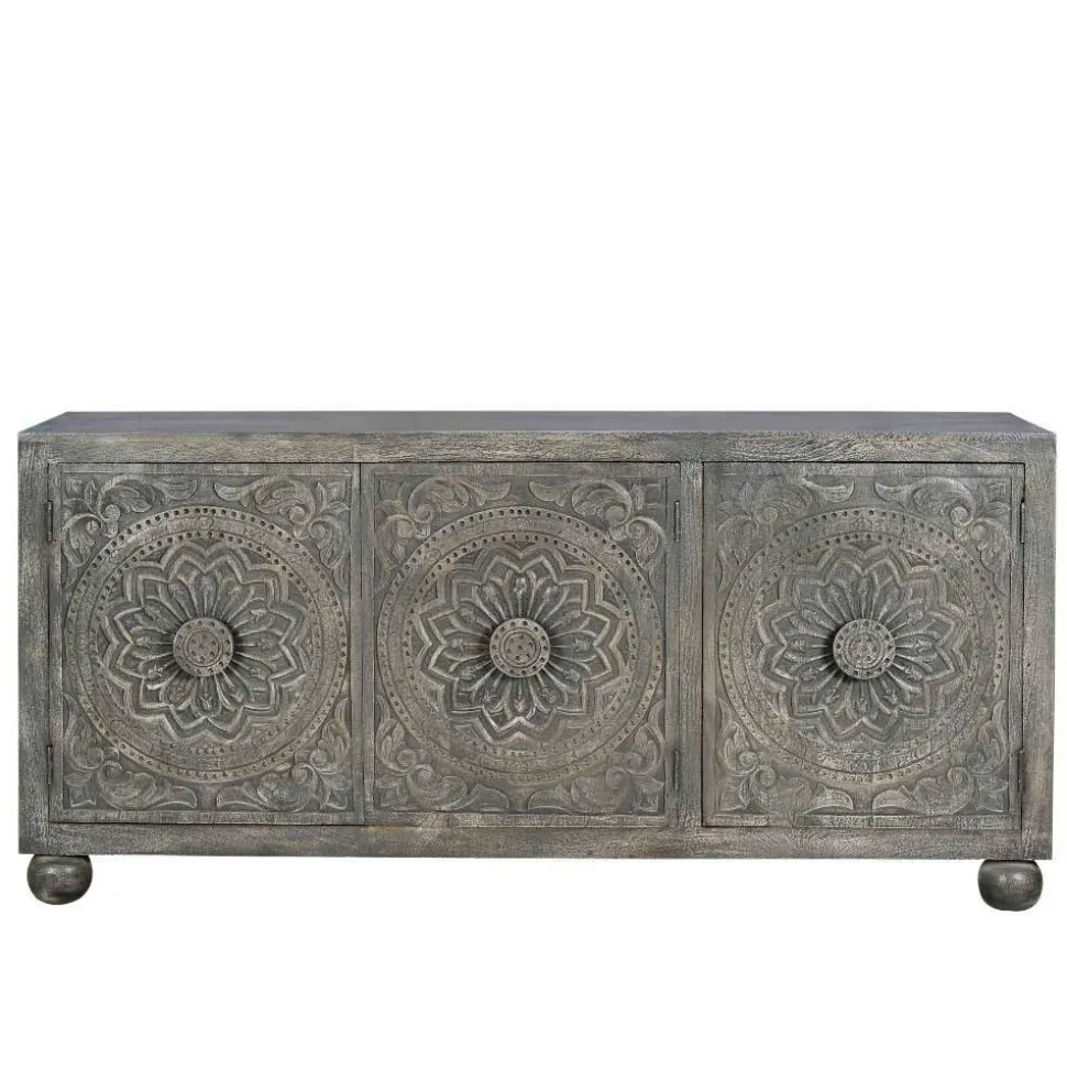 Sideboard in Grey Wash Mangoholz - Buama