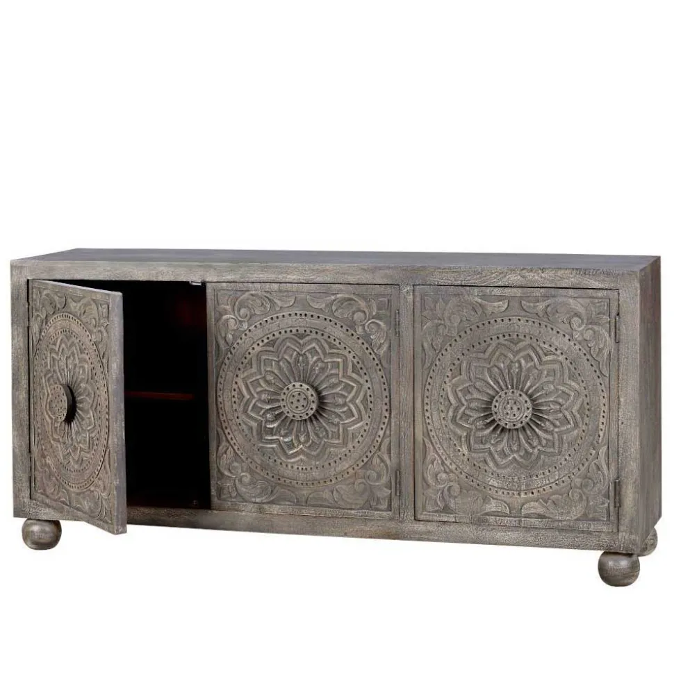 Sideboard in Grey Wash Mangoholz - Buama