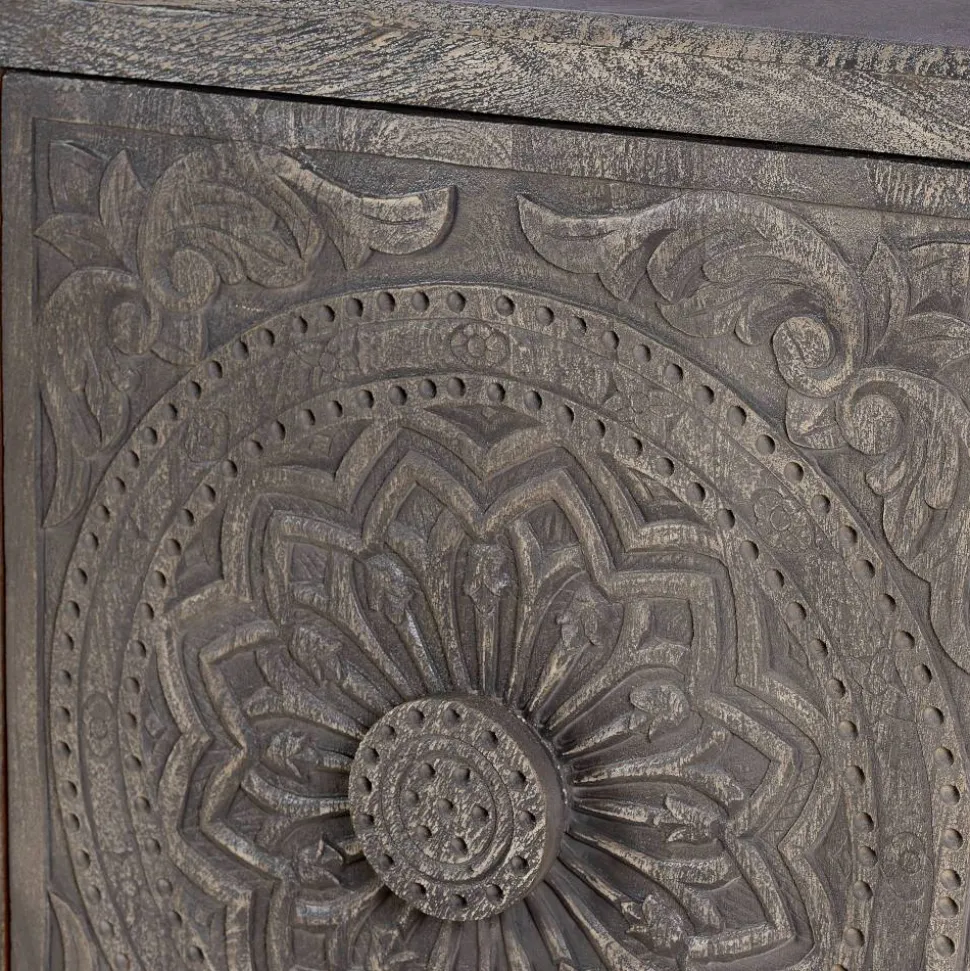 Sideboard in Grey Wash Mangoholz - Buama