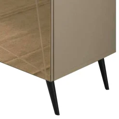 Sideboard in Taupe und Bronze Spiegelglas - Lotivera