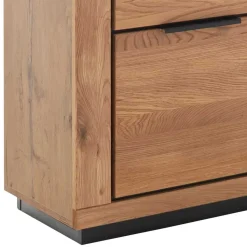 Sideboard in Wildeiche mit Schwarz - Vlacoma