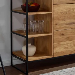 Sideboard mit 2 Türen & Regal 150x85x40 cm - Varzado