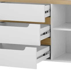 Sideboard mit drei Schubladen und zwei Türen - Ginko