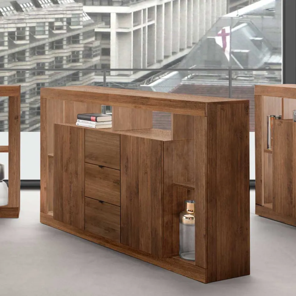 Sideboard mit drei Schubladen & sechs Fächern - Cosmonata