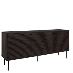 Sideboard mit dunklem Furnier in Braun - Wega