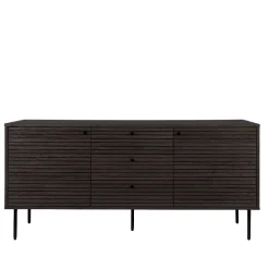 Sideboard mit dunklem Furnier in Braun - Wega