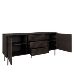 Sideboard mit dunklem Furnier in Braun - Wega