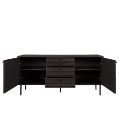 Sideboard mit dunklem Furnier in Braun - Wega