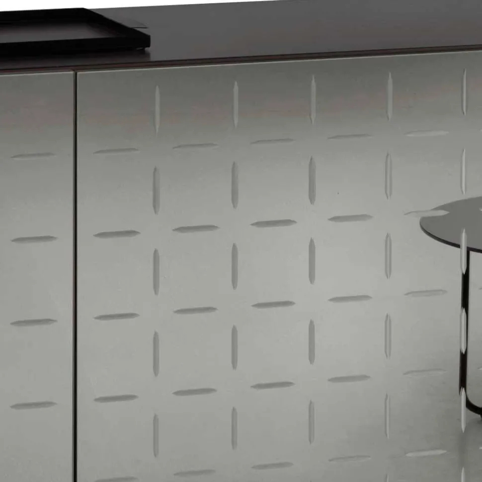 Sideboard mit rauchgrauer Spiegelfront - Garecio