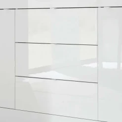 Sideboard Sogno in Hochglanz Weiß