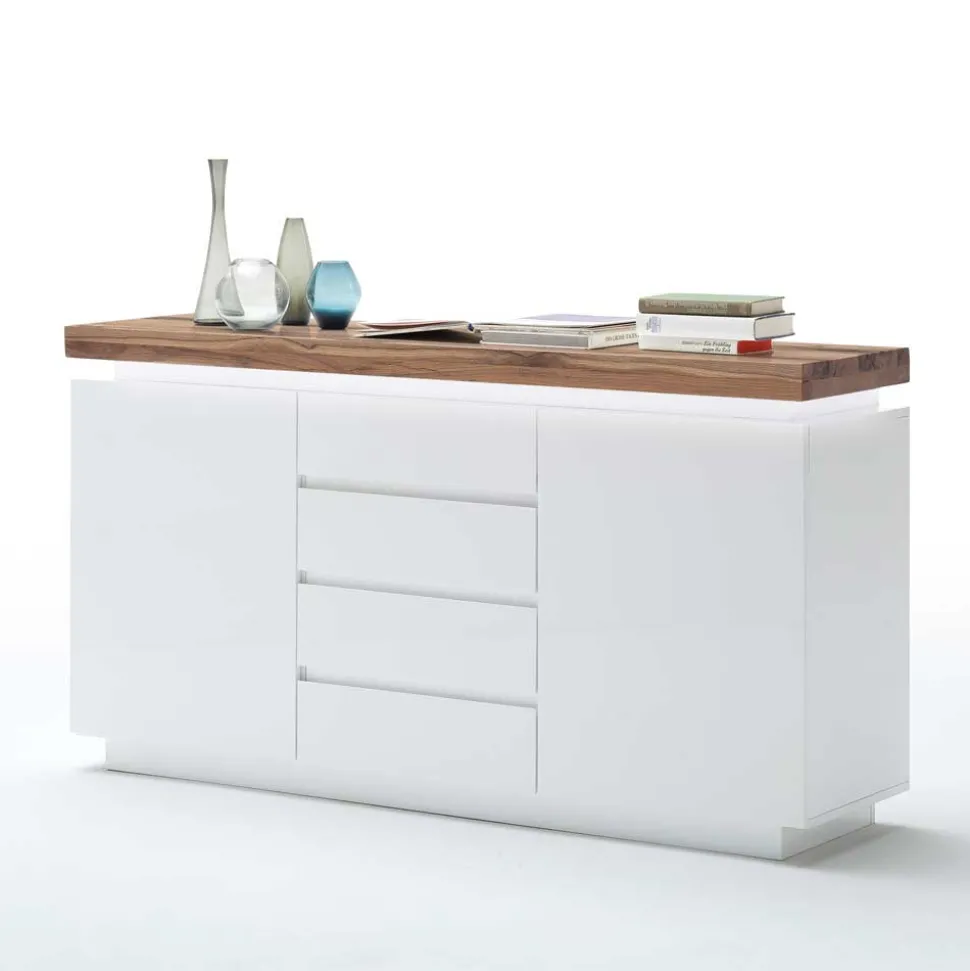 Sideboard Zelda in Weiß