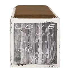 Sitzbank Senva im Shabby Chic Look