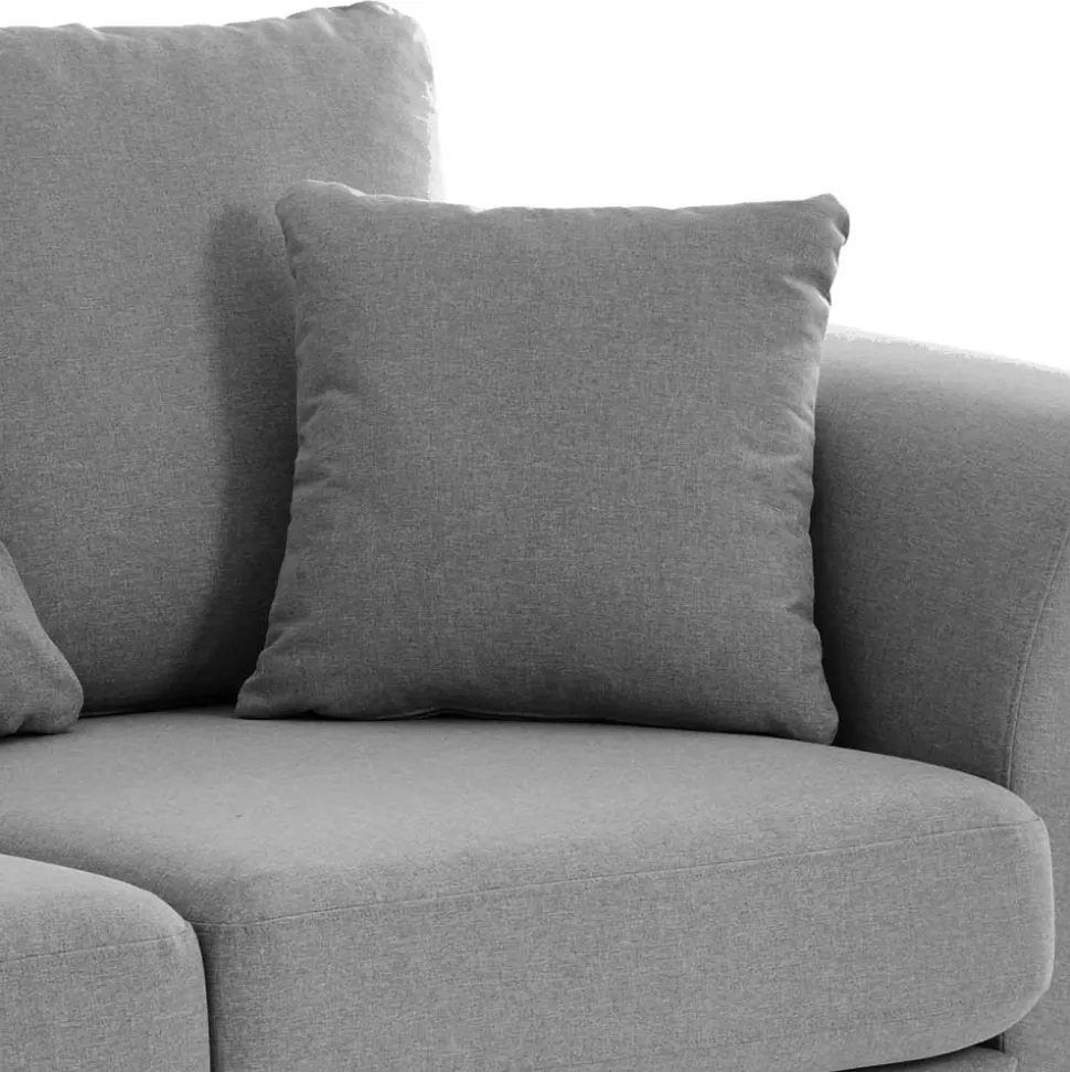 2-Sitzer Couch in Grau Webstoff - Krista