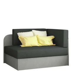 1-Sitzer Schlafsofa in Anthrazit und Hellgrau - Bali