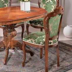 Sitzgruppe im Barockstil Magari mit 5 Polsterstühlen (sechsteilig)