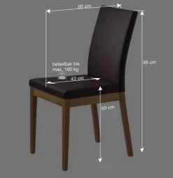 Sitzgruppe Sympatia aus Wildeiche Massivholz (sechsteilig)