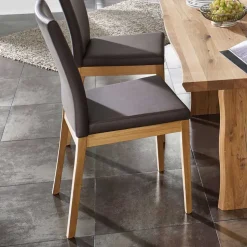 Sitzgruppe Sympatia aus Wildeiche Massivholz (sechsteilig)