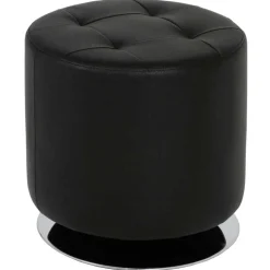 Sitzhocker Sabeth in Schwarz