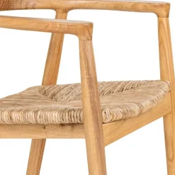 Skandi Armlehnenstuhl aus Sungkai Holz - Tilli (2er Set)