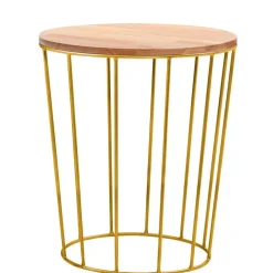 Skandi Beistelltisch mit runder Tischplatte - Petropa