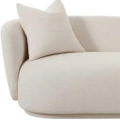 Skandi Design Couch in Cremeweiß - Premuda