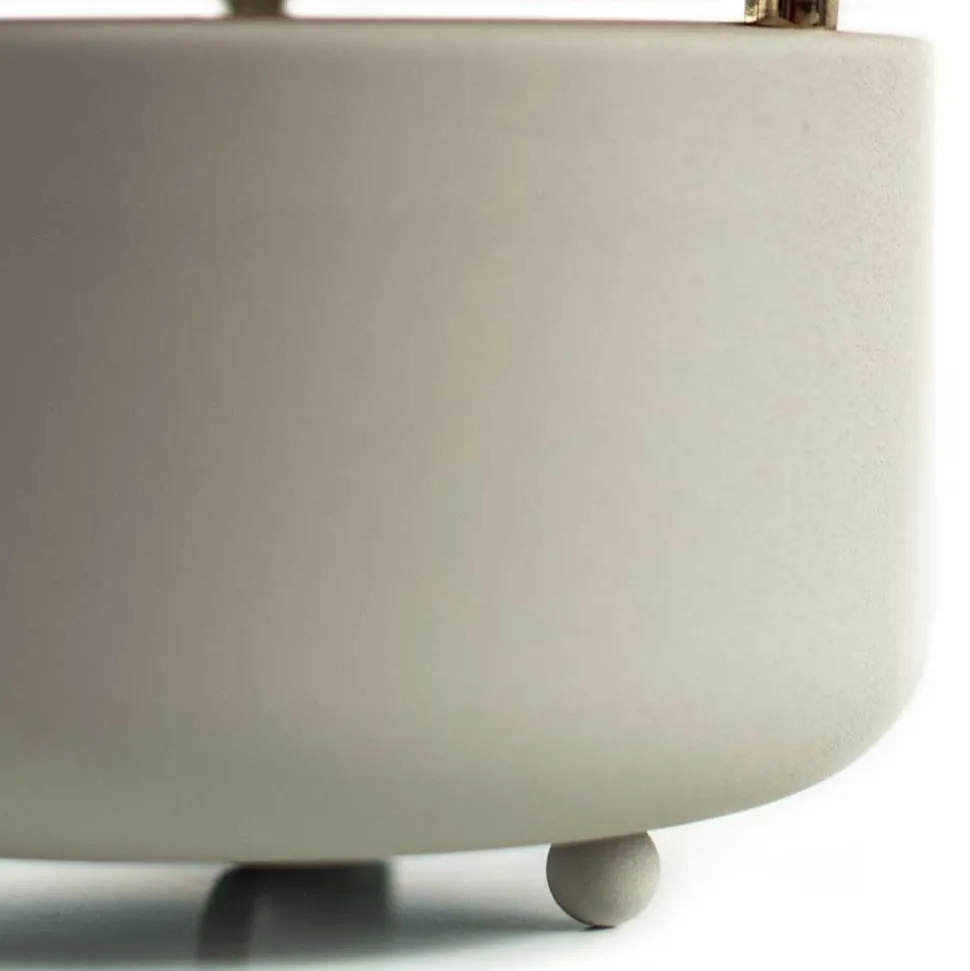 Skandi Design Tischleuchte in Rosa & Grau - Aglio