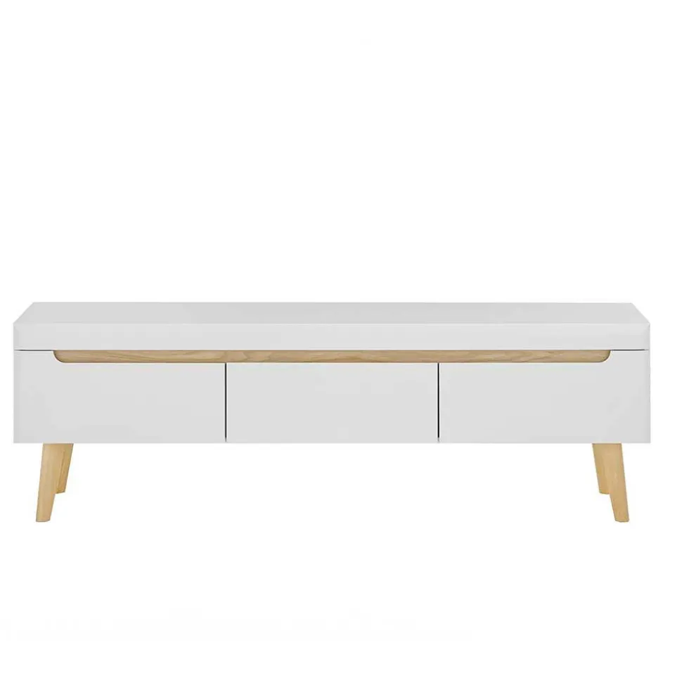 Skandi Designmöbel Wohnwand Set - Ginko (vierteilig)