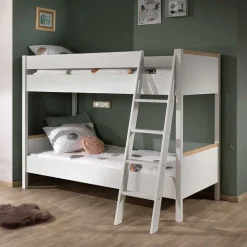 Skandi Etagenbett mit Schrägleiter - Lencon