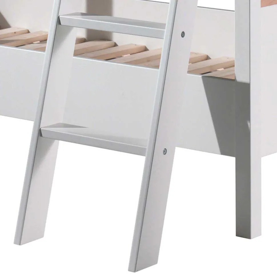 Skandi Etagenbett mit Schrägleiter - Lencon