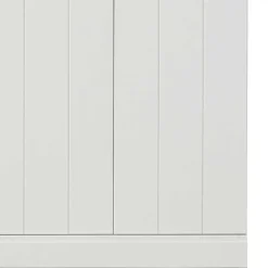 Skandi Kleiderschrank in Weiß - Mattressa I