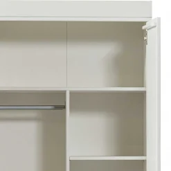 Skandi Kleiderschrank in Weiß - Mattressa I