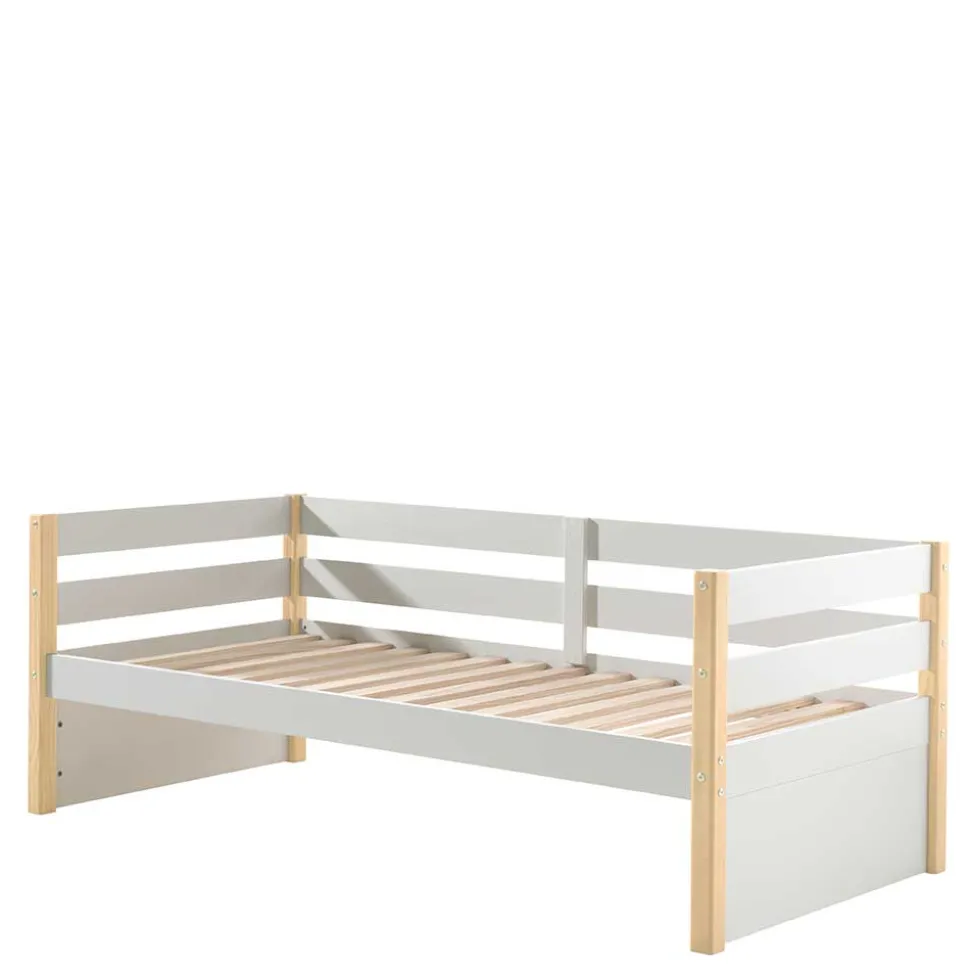 Skandi Kojenbett in Weiß & Kiefer - Ayfina