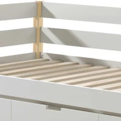 Skandi Kojenbett in Weiß & Kiefer - Ayfina