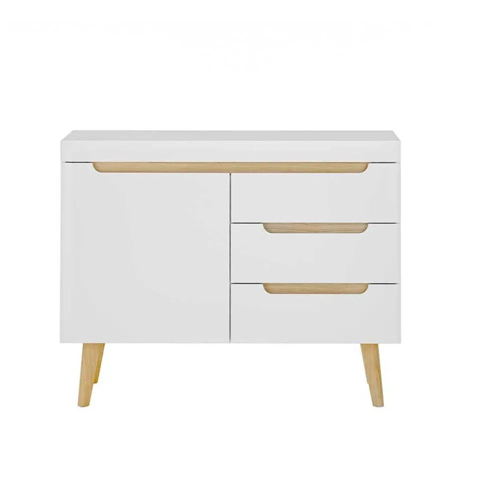 Skandi Kombi-Kommode 107 cm breit - Ginko