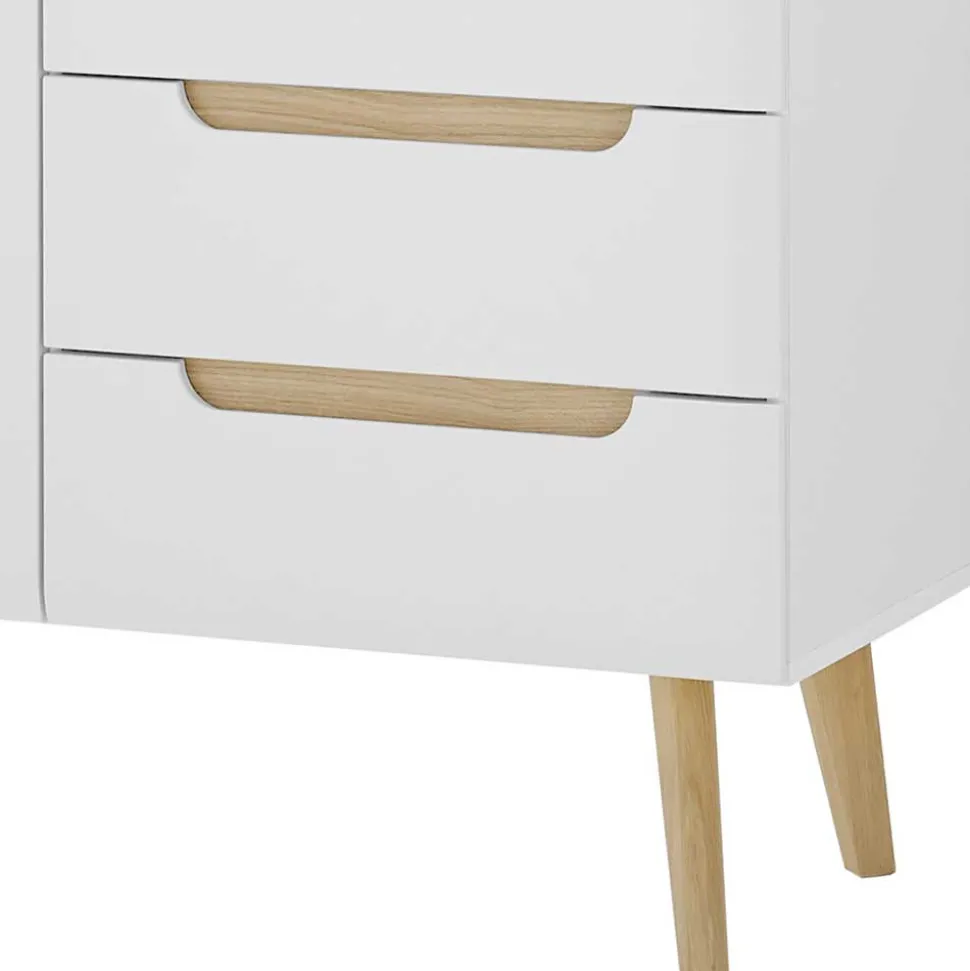 Skandi Kombi-Kommode 107 cm breit - Ginko