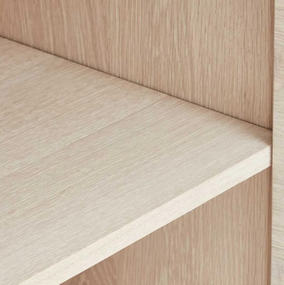 Skandi Kombi-Kommode in Eiche Weiß - Lametla