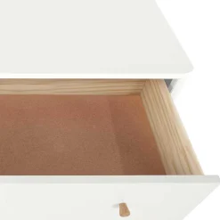 Skandi Kommode in Weiß und Holzoptik - Syria