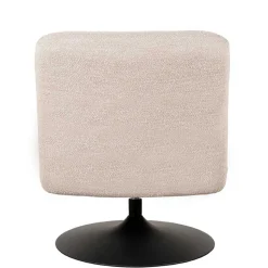 Skandi Loungesessel mit Tellerfuß Drehgestell - Haenja