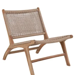 Skandi Loungestuhl aus Kordel Geflecht - Yannick